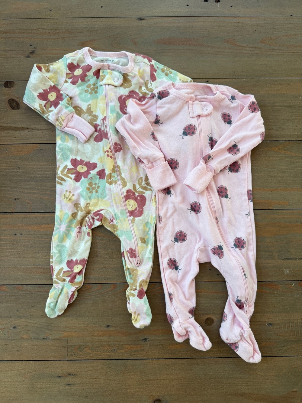 Organic Cotton Footed Pajama Set - 3 Months